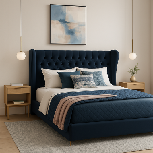 Royal luxury Italian Carved Wooden beds