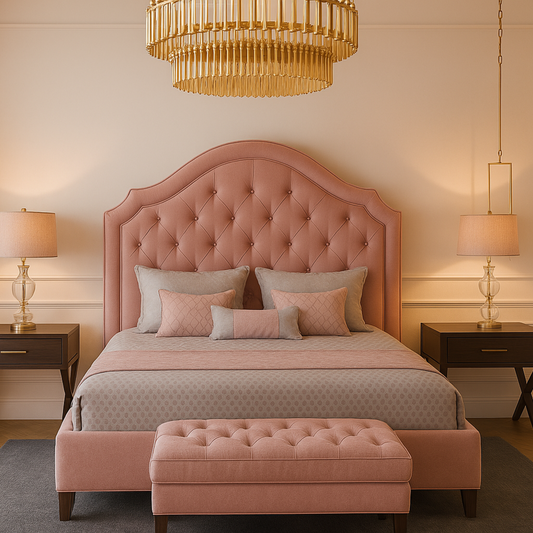 Royal luxury Italian Carved Wooden beds