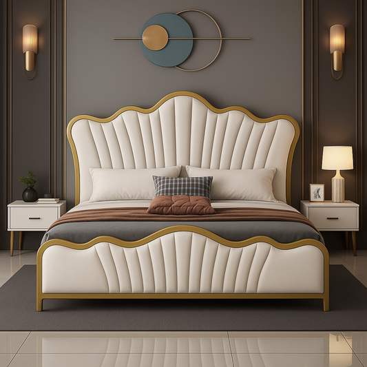 Copenhagen Cloud Bed in Boucle