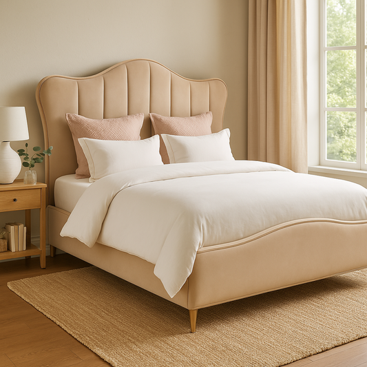 Royal luxury Italian Carved Wooden beds