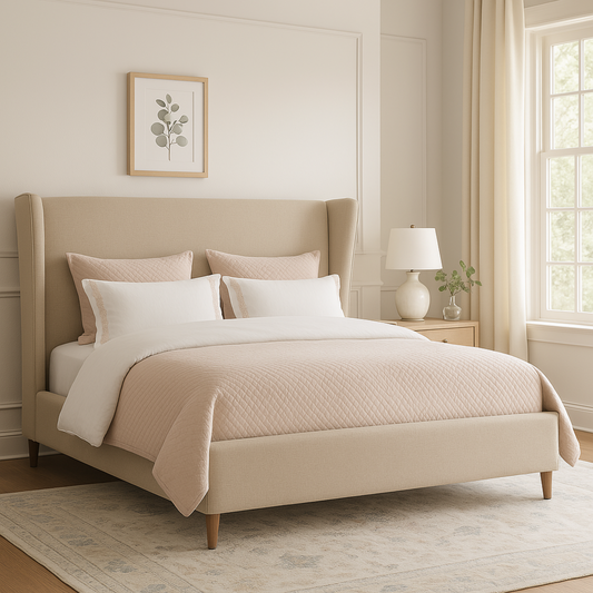 Emi Upholstered Bed - Elegance Redefined
