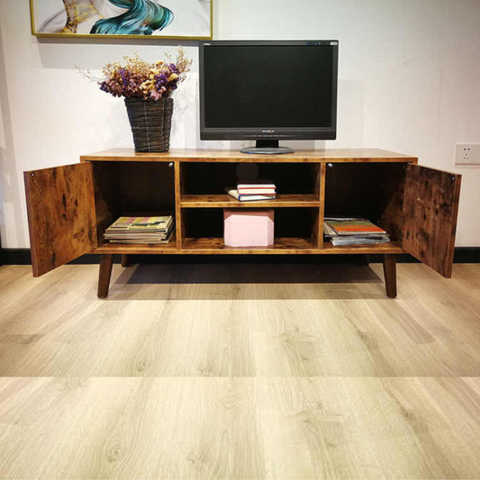 Modern Wood TV Unit