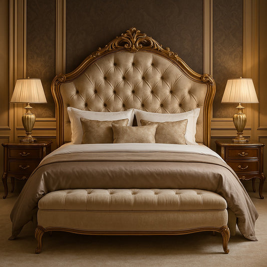 Royal luxury Italian Carved Wooden beds (Copy)
