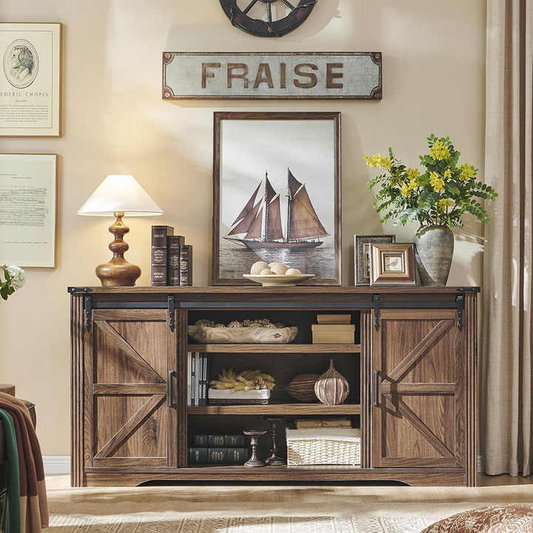 Modern Dark Brown TV Stand