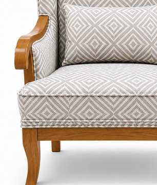 Aurela Premium Wingback Lounge Chair