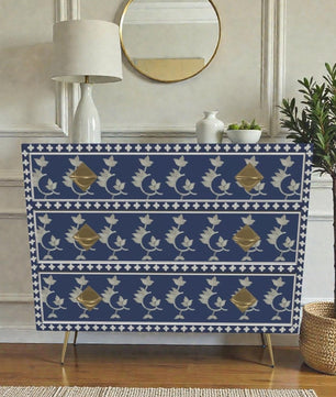 Inlay Chest of Drawers - Overlay Floral