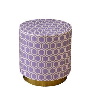 Inlay Round Side Table