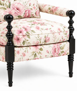 Elizabeth Teak Wood Accent chairs in Multicolour
