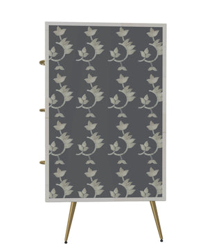 Inlay Chest of Drawers - Overlay Floral