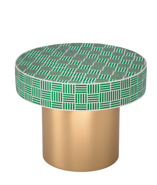 Inlay Round Side Table
