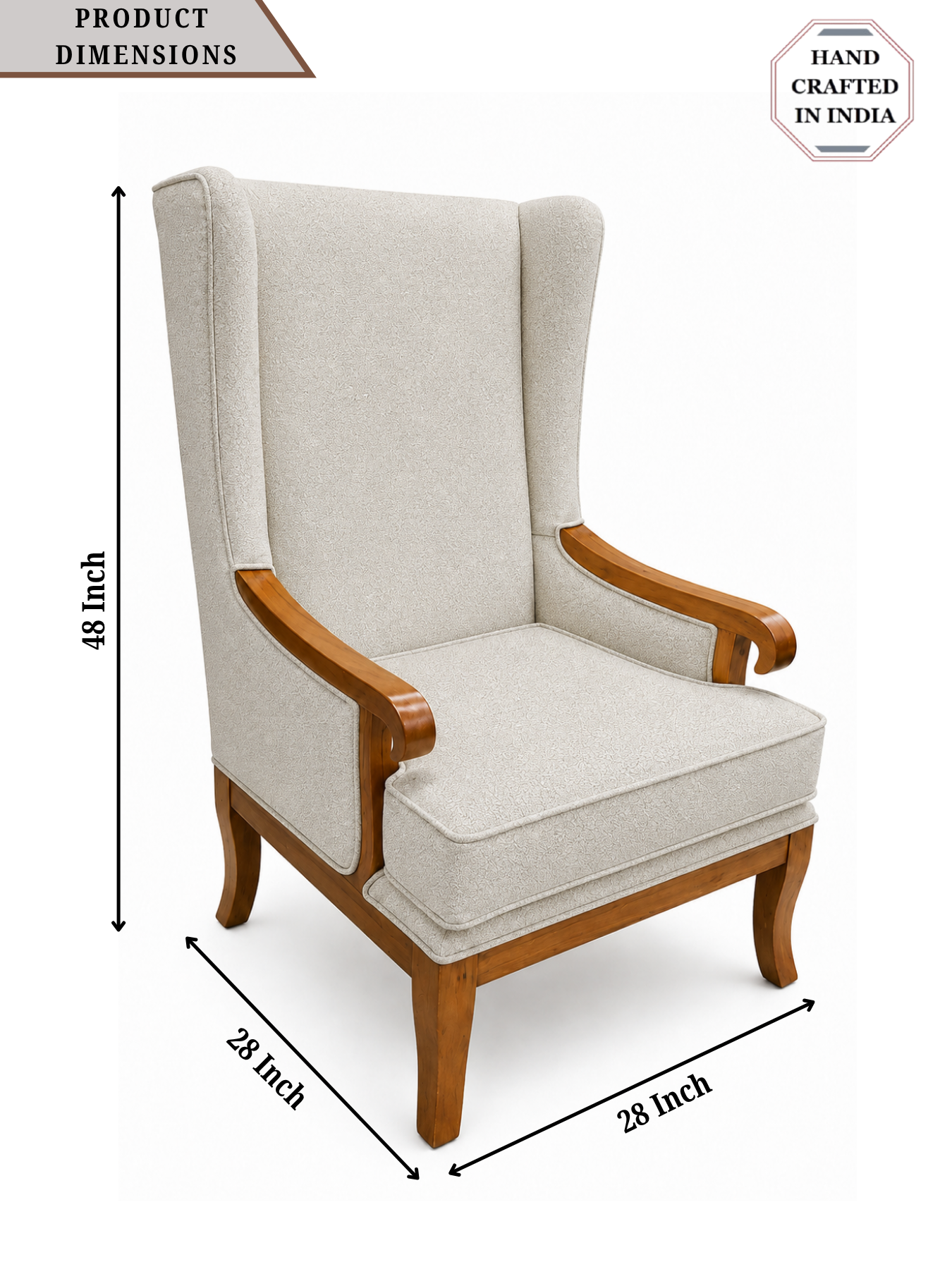 Emperia Premium Wingback Lounge Chair