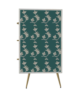 Inlay Chest of Drawers - Overlay Floral