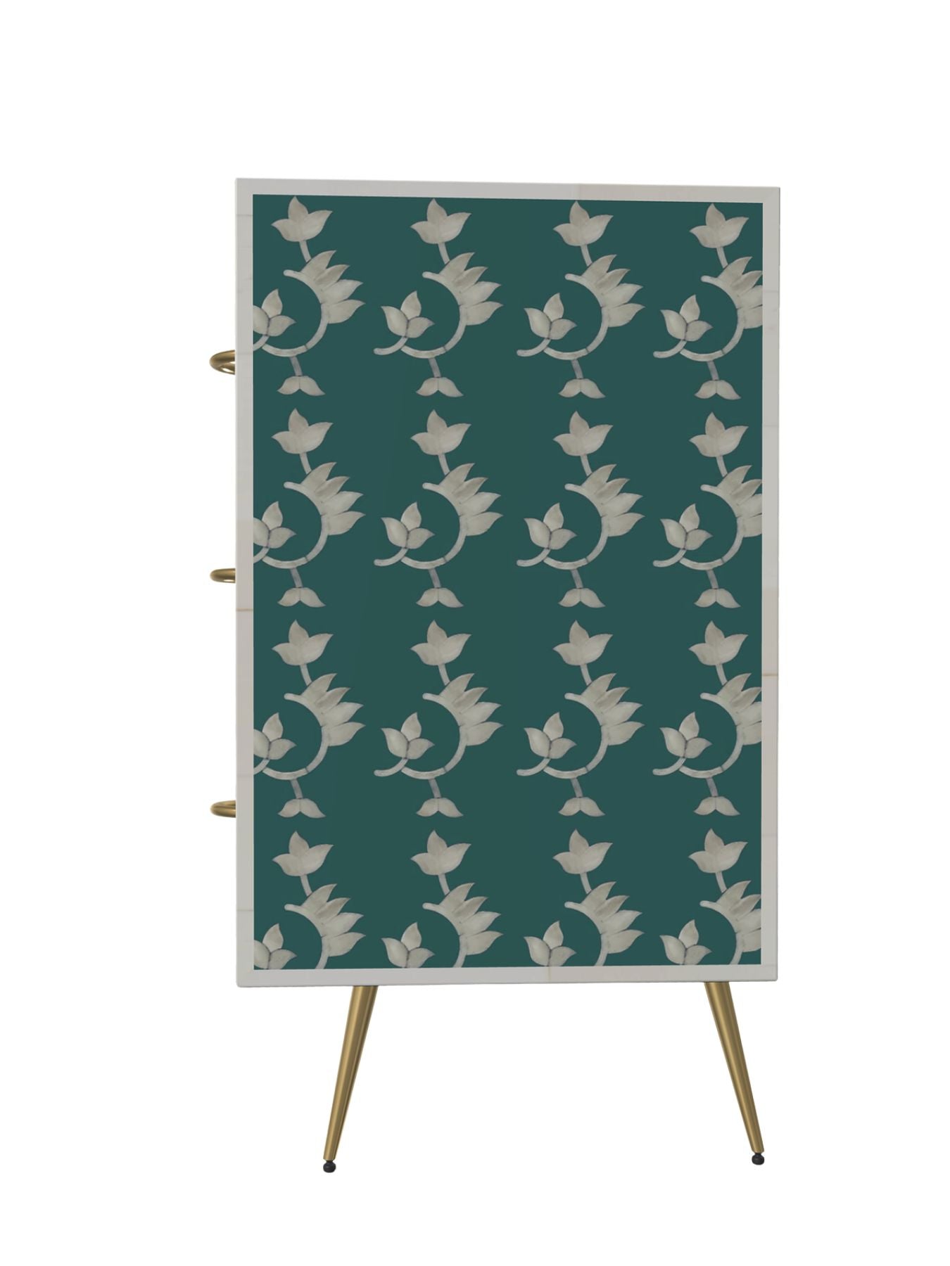 Inlay Chest of Drawers - Overlay Floral