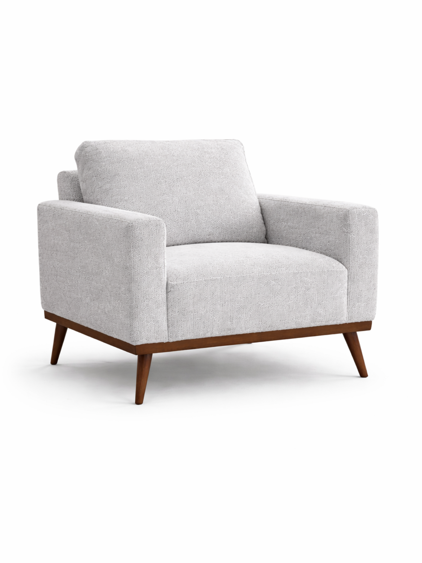 Zolara Teakwood Accent Chair with Premium Velvet Upholstery