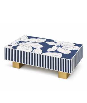 Inlay Luxom Hibiscus Rectangular Coffee Table