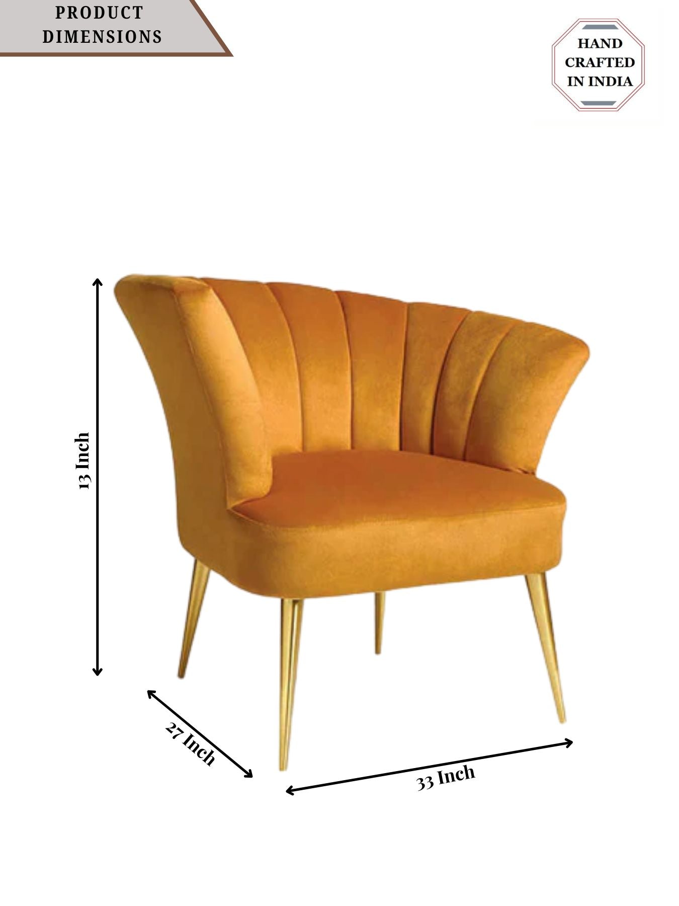 Luxury Opening Shell Designer Velvet Sofa Lounge Chair