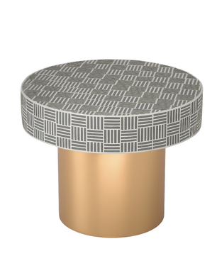 Inlay Round Side Table