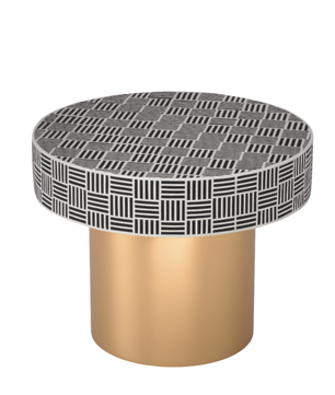 Inlay Round Side Table