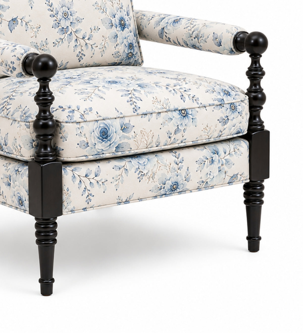 Jaqueze Teak Wood Accent chairs in Multicolour