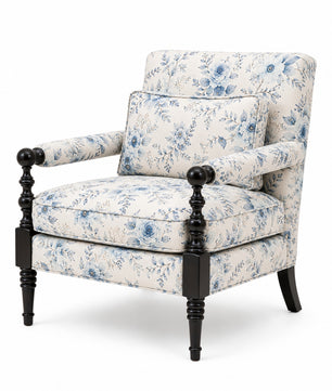 Jaqueze Teak Wood Accent chairs in Multicolour