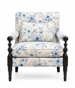 Jaqueze Teak Wood Accent chairs in Multicolour