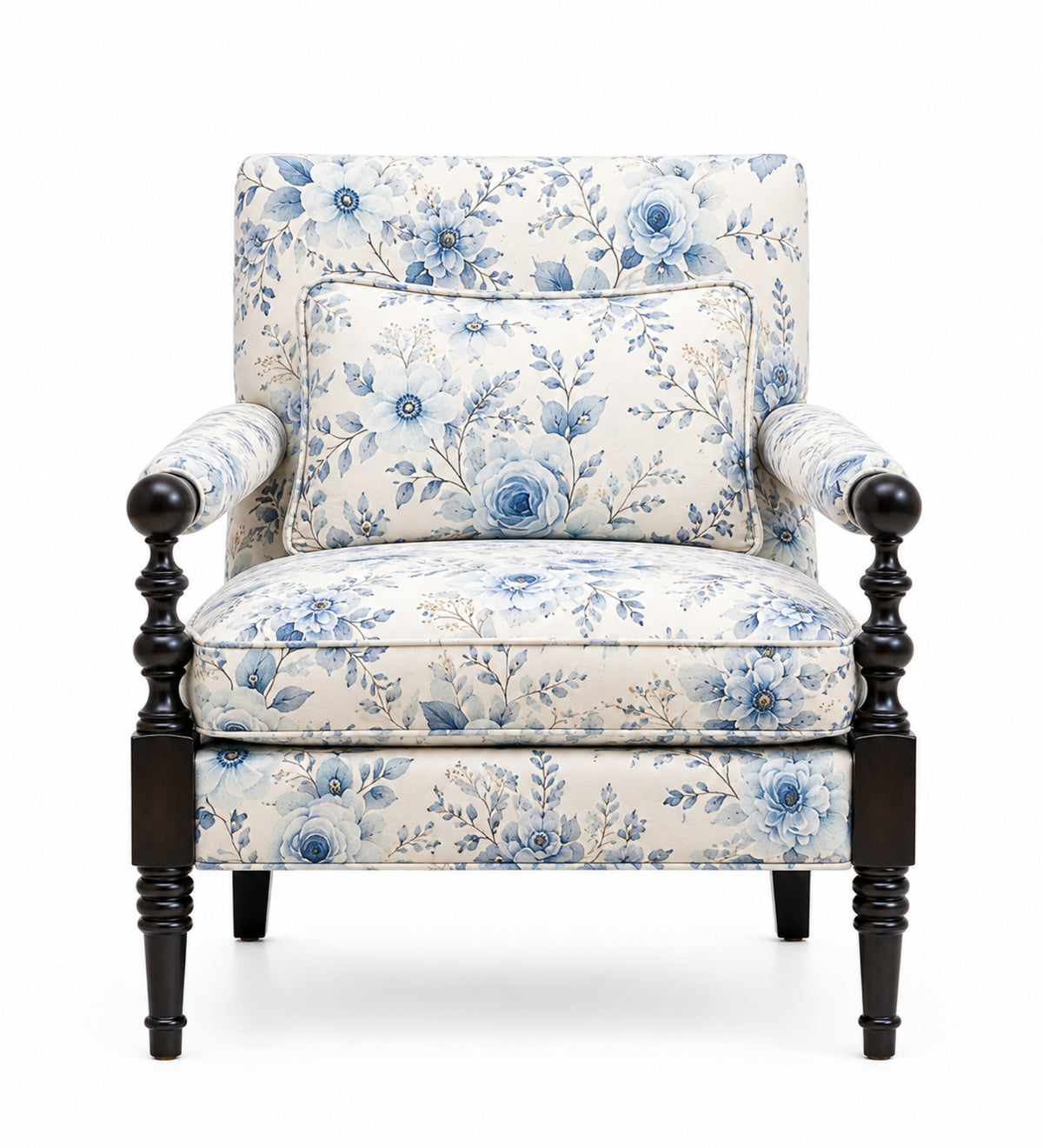 Jaqueze Teak Wood Accent chairs in Multicolour