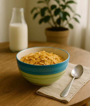 Sunset Stripe Ceramic Bowl