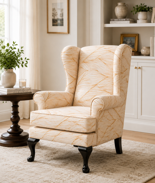 Zora Wing Chair – Premium Teak Wood