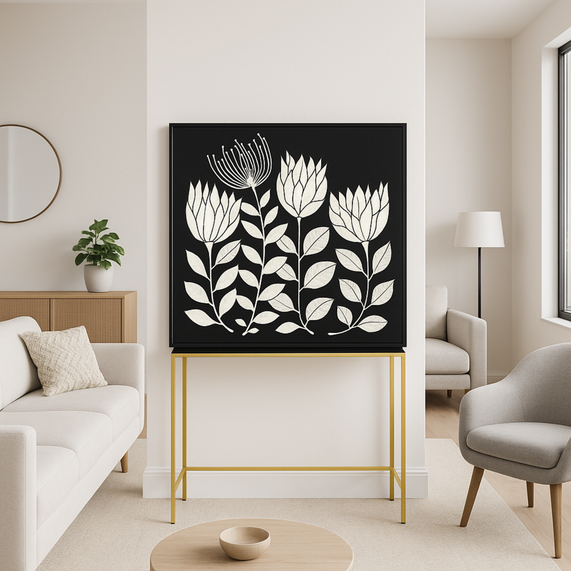 Inlay Storage Cabinet - Tulip