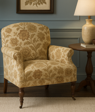 Luxury Emerald Chic Tufted Sofa Lounge Chair with Cushion
