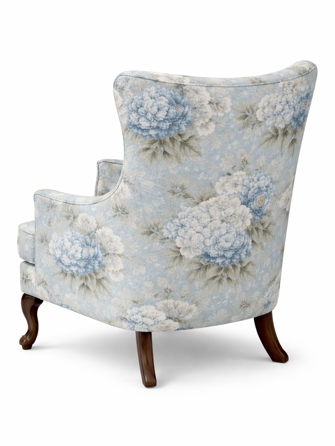 Imperia Premium Floral Wingback Accent Chair