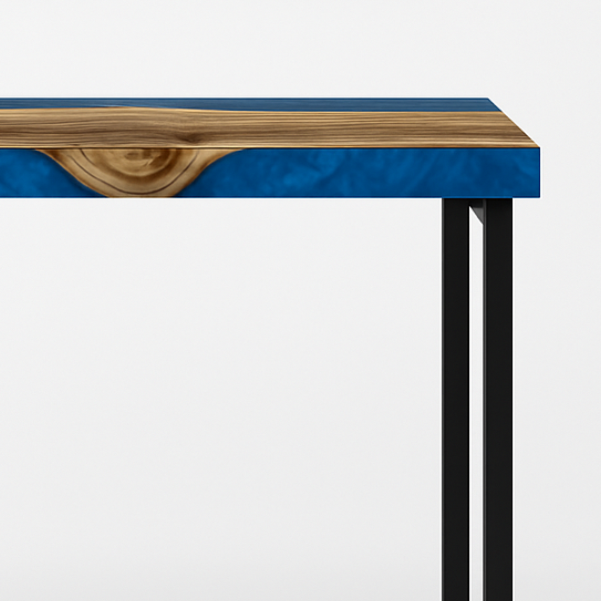 Unique Resin Console Table, Epoxy Entryway Table