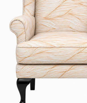 Zora Wing Chair – Premium Teak Wood
