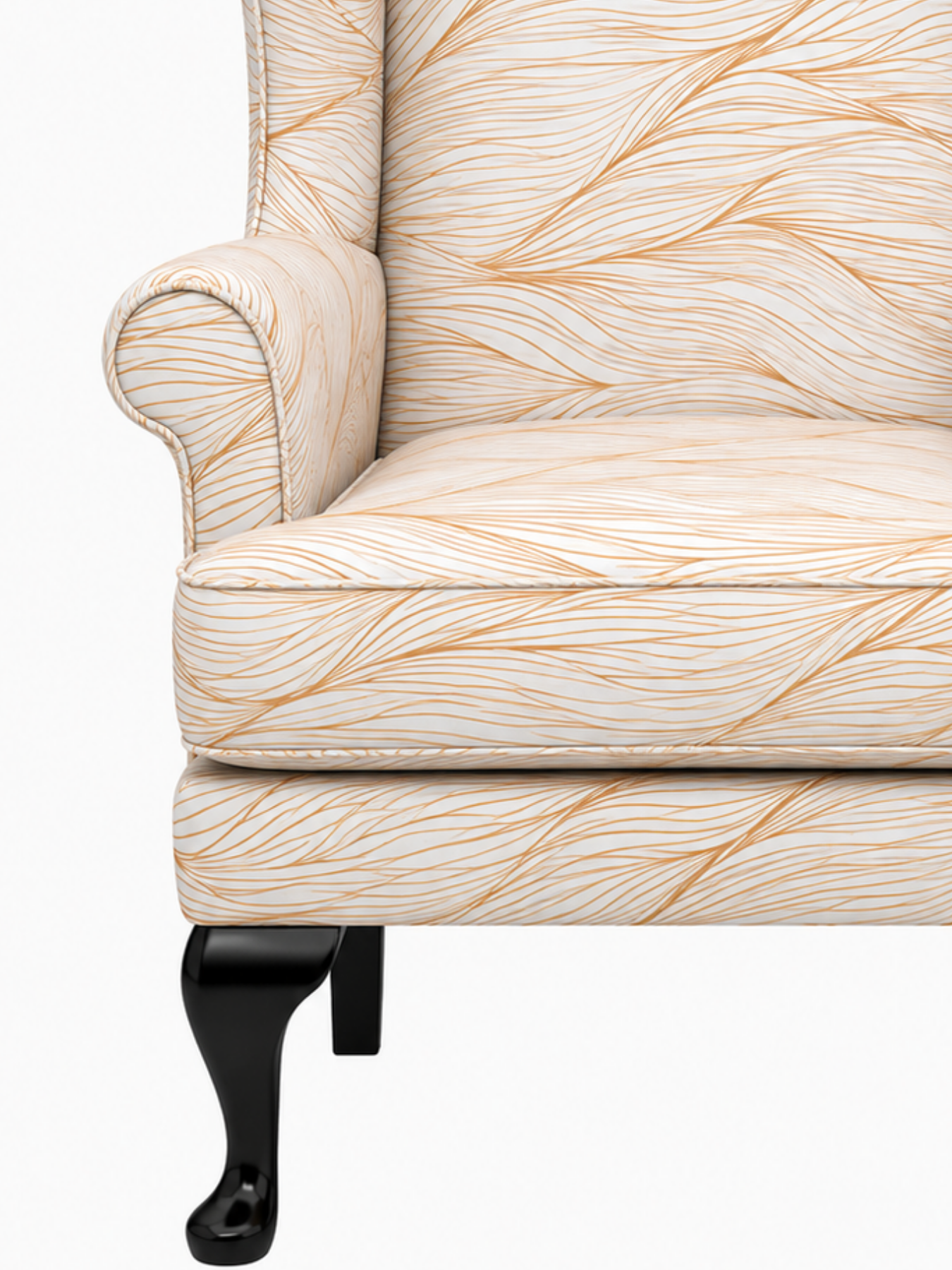 Zora Wing Chair – Premium Teak Wood