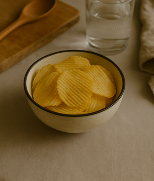 White Marble Ceramic Snack Bowls