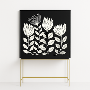Inlay Storage Cabinet - Tulip