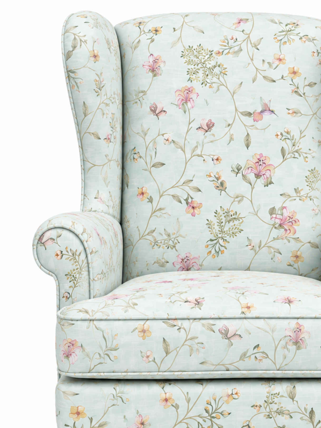 Solivia Wing Chair – Premium Teak Wood