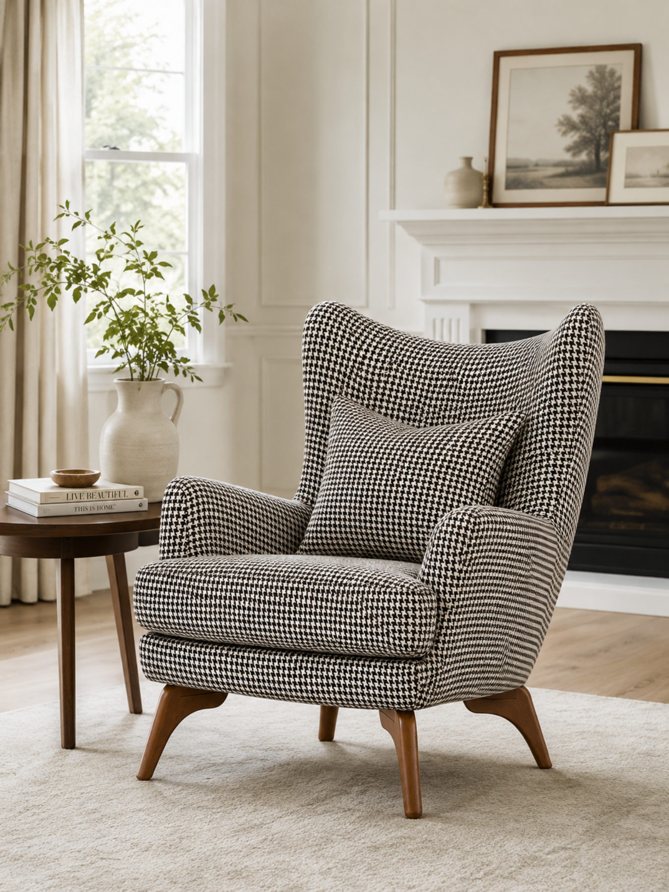 Wingback Accent Chai