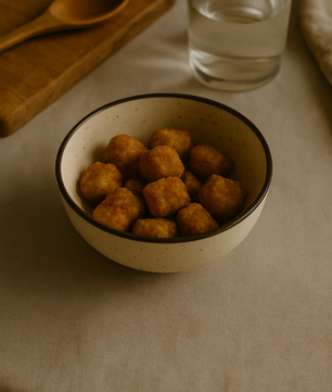 White Marble Ceramic Snack Bowls