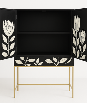 Inlay Storage Cabinet - Tulip