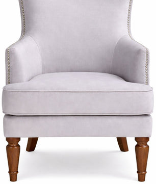 Elysian Velvet Wingback Accent Chair