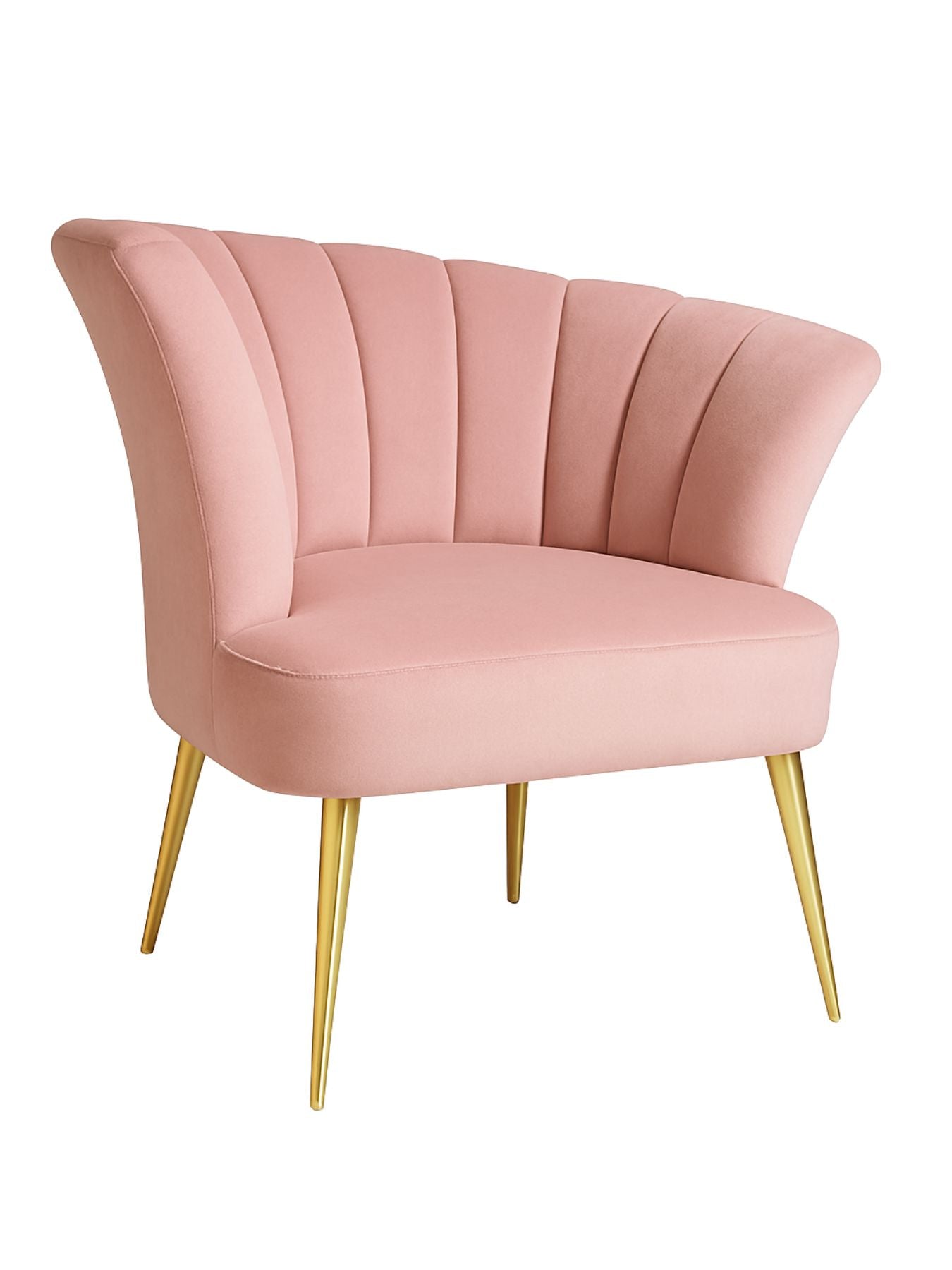 Luxury Opening Shell Designer Velvet Sofa Lounge Chair