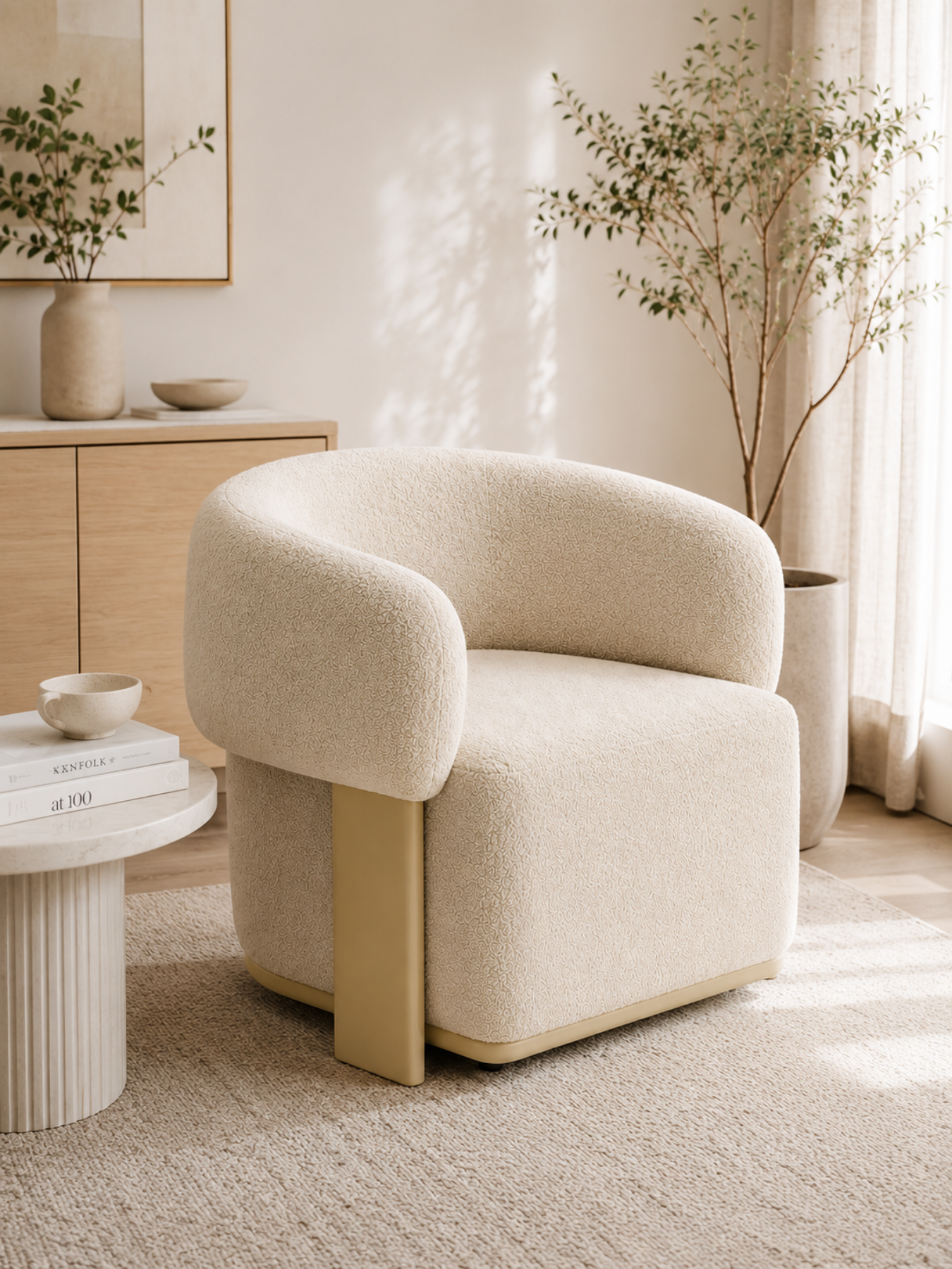 Luna Curve Accent Chair