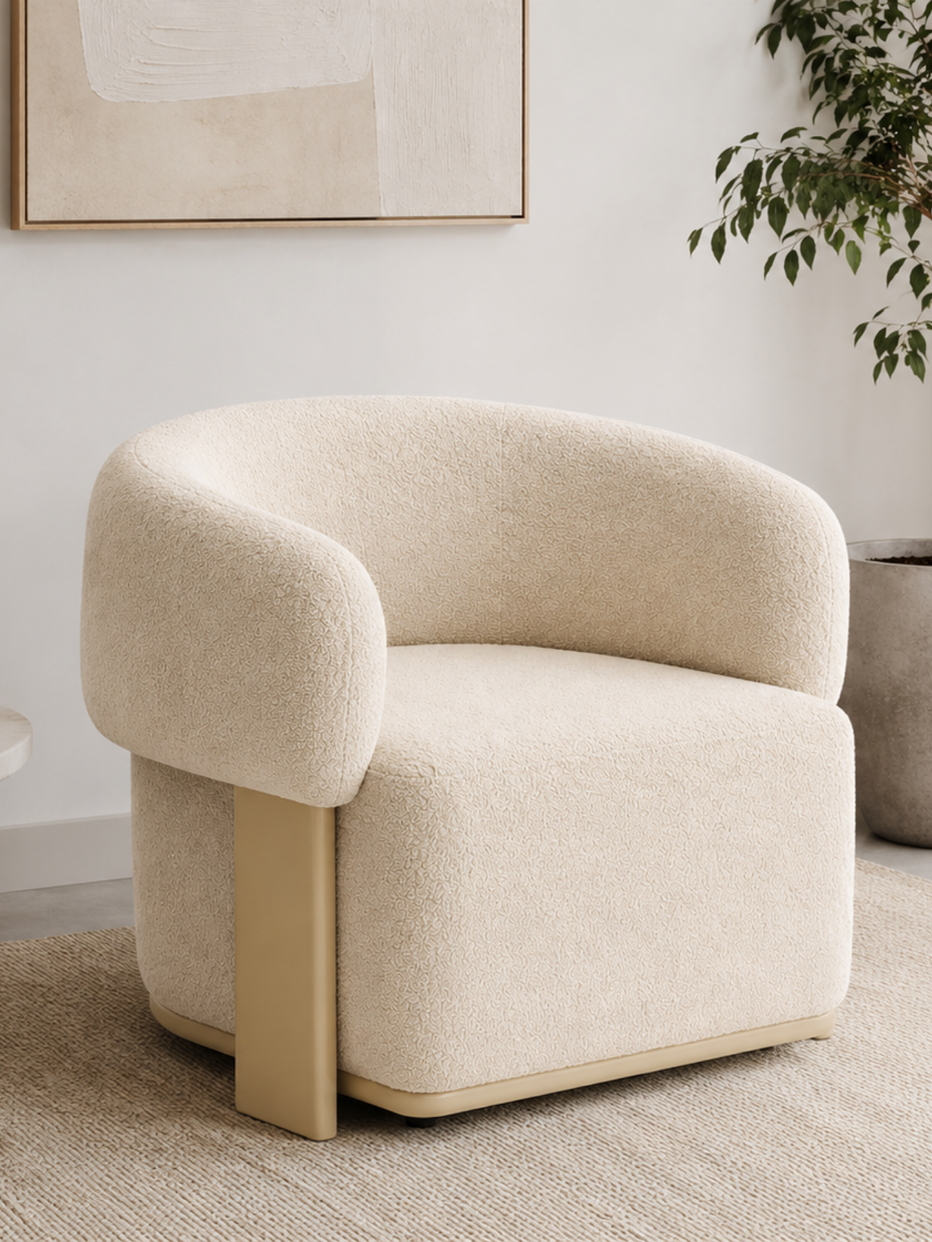 Luna Curve Accent Chair