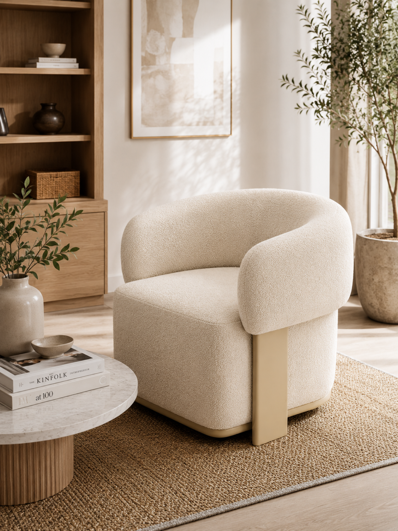 Luna Curve Accent Chair