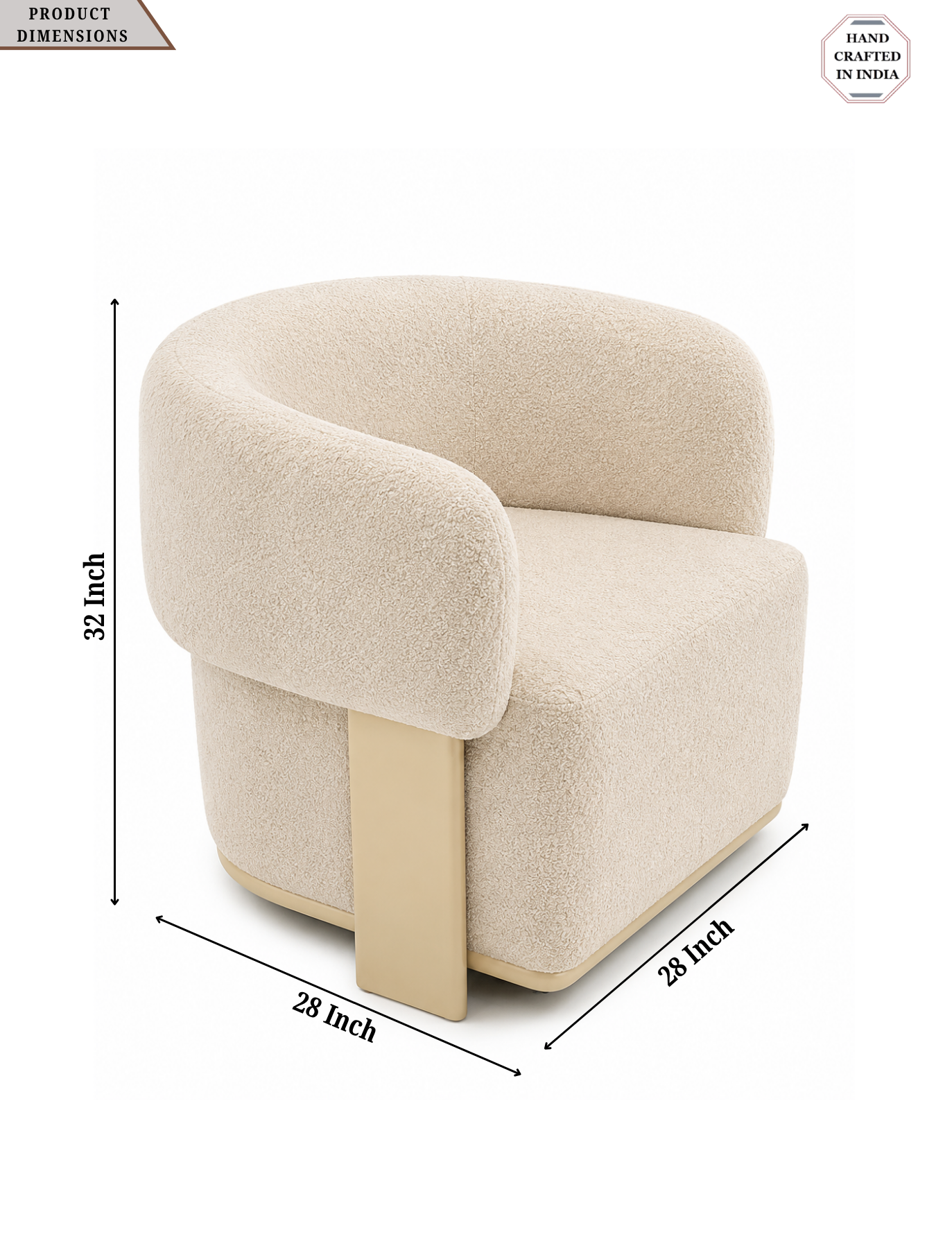 Luna Curve Accent Chair