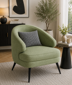 Alison Curve Accent Chair