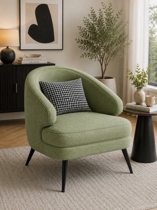 Alison Curve Accent Chair