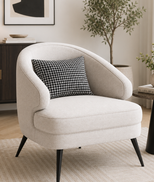 Alison Curve Accent Chair