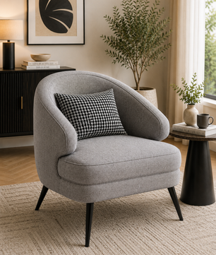 Alison Curve Accent Chair